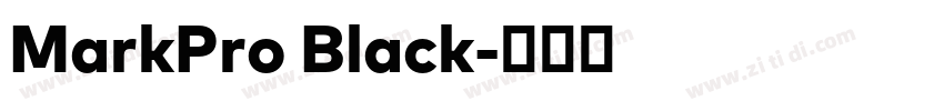 MarkPro Black字体转换